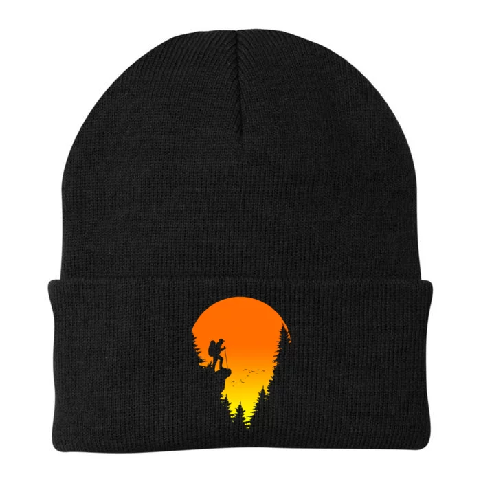 Sunset Hiking Knit Cap Winter Beanie