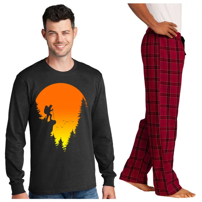 Sunset Hiking Long Sleeve Pajama Set