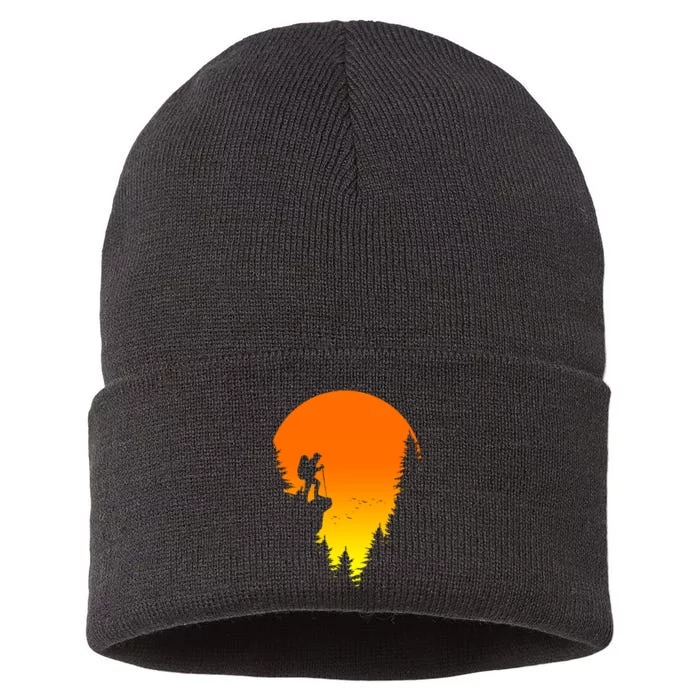 Sunset Hiking Sustainable Knit Beanie