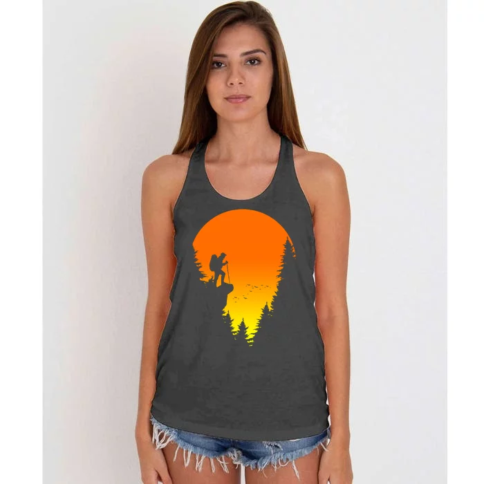 Sunset Hiking Women's Knotted Racerback Tank