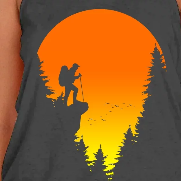 Sunset Hiking Women's Knotted Racerback Tank