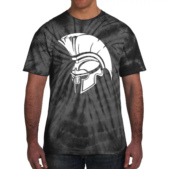 Spartan Helmet Tie-Dye T-Shirt