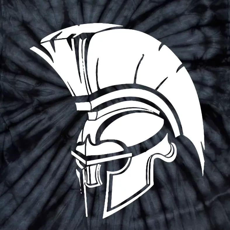 Spartan Helmet Tie-Dye T-Shirt