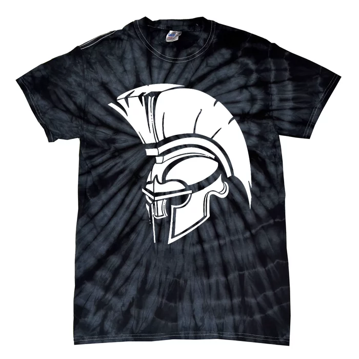 Spartan Helmet Tie-Dye T-Shirt