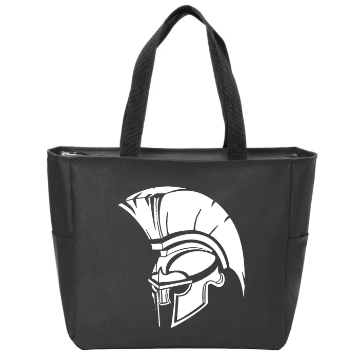 Spartan Helmet Zip Tote Bag