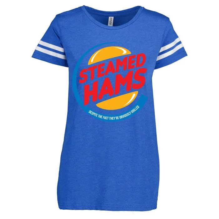 Steamed Hams Enza Ladies Jersey Football T-Shirt