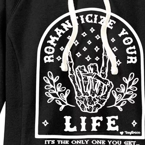 Skeleton Hand Women's Fleece Hoodie