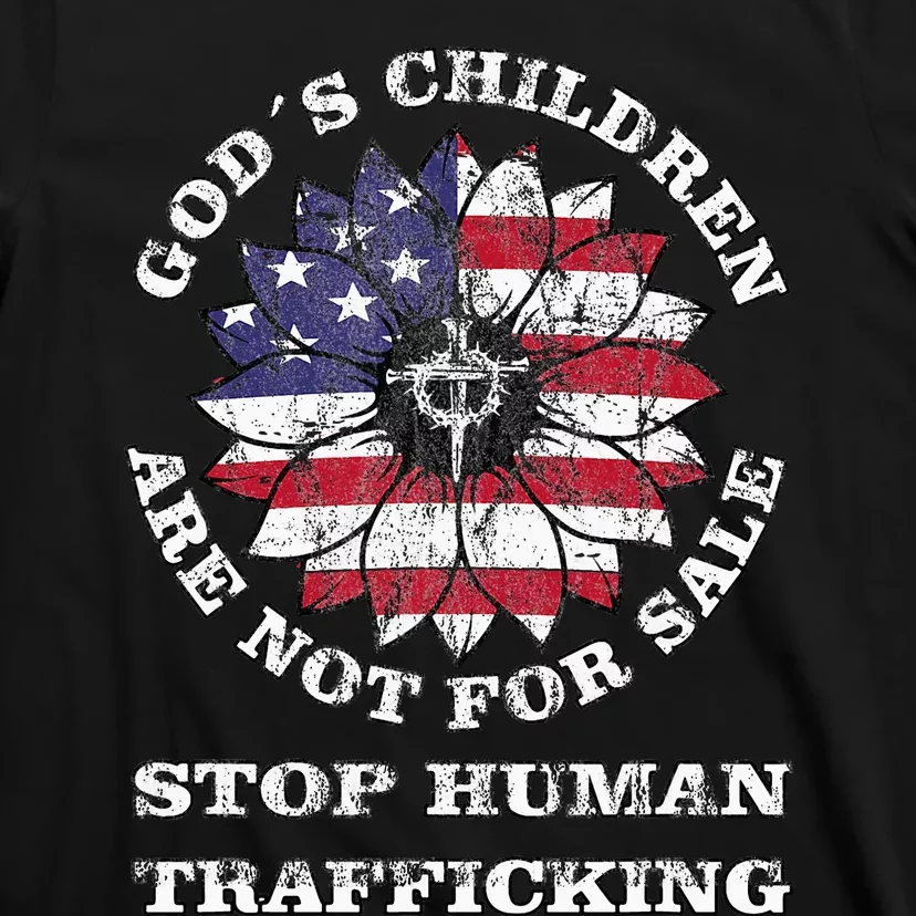 Stop Human Trafficking This Gods Children Are Not For Sale T-Shirt