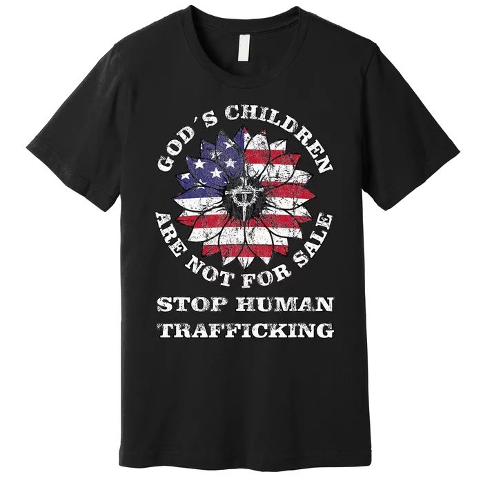 Stop Human Trafficking This Gods Children Are Not For Sale Premium T-Shirt