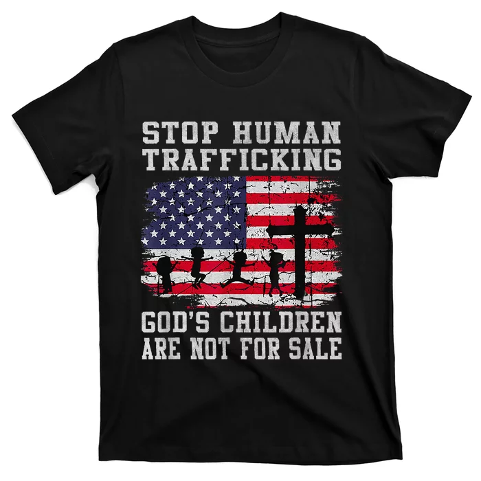 Stop Human Trafficking Gods Children Are Not For Sale T-Shirt