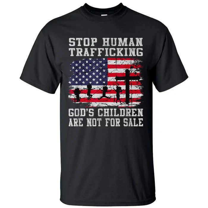 Stop Human Trafficking Gods Children Are Not For Sale Tall T-Shirt