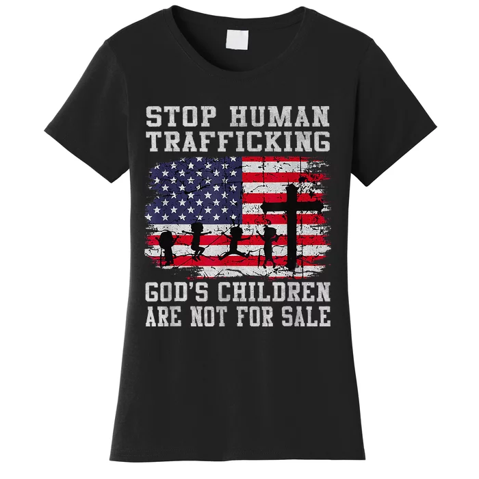 Stop Human Trafficking Gods Children Are Not For Sale Women's T-Shirt