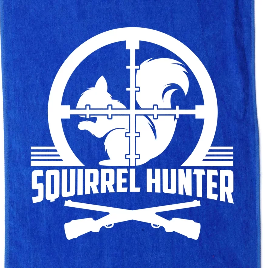 Squirrel Hunter Target Practice Hunting Sports Sport Gift Platinum Collection Golf Towel