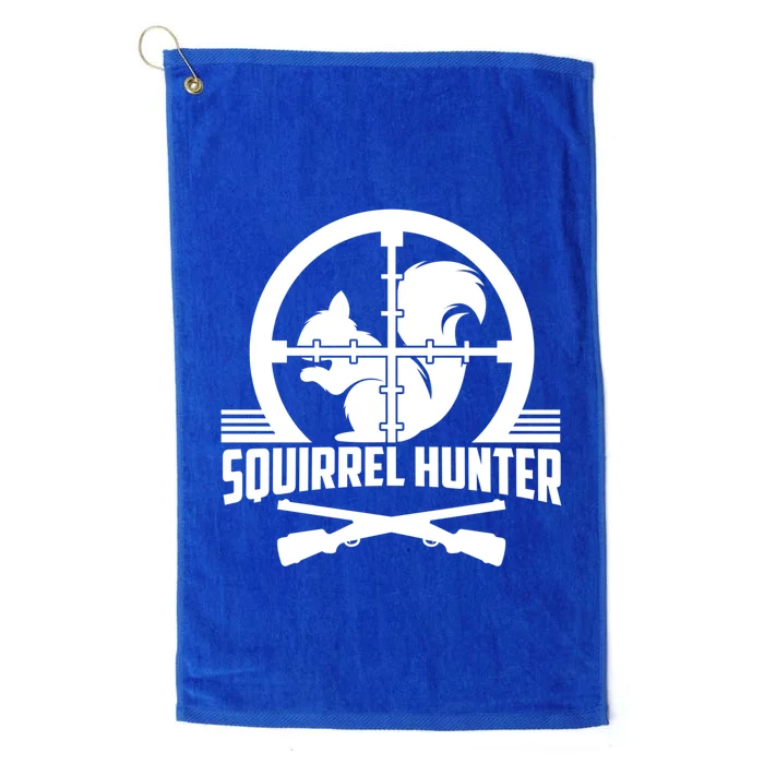 Squirrel Hunter Target Practice Hunting Sports Sport Gift Platinum Collection Golf Towel