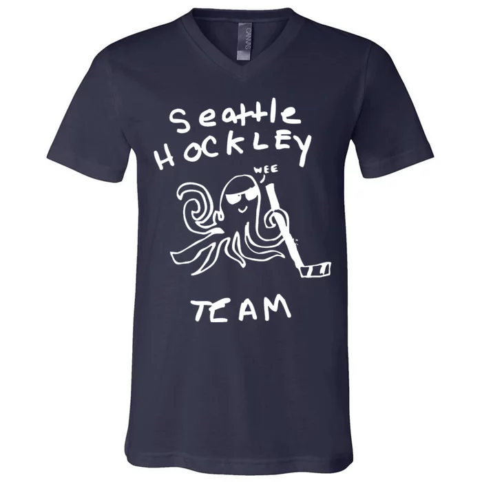 Seattle Hockey Team Wee V-Neck T-Shirt