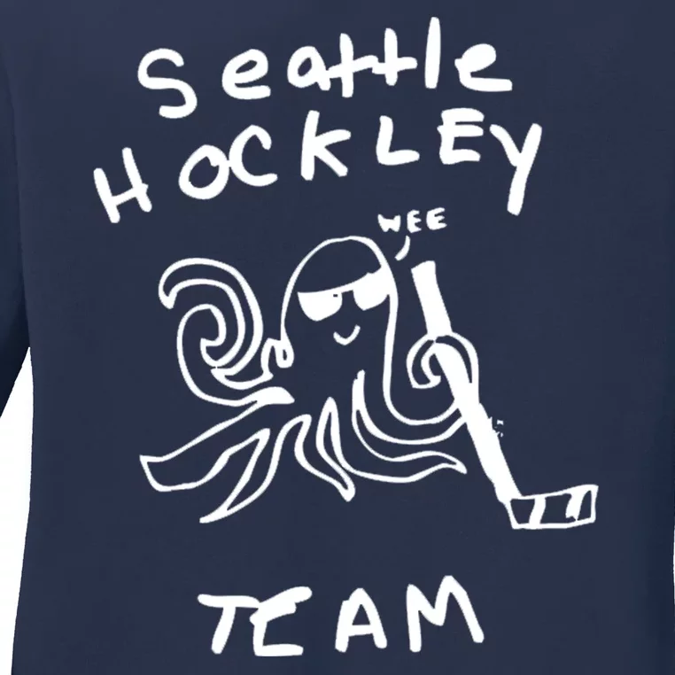 Seattle Hockey Team Wee Ladies Long Sleeve Shirt