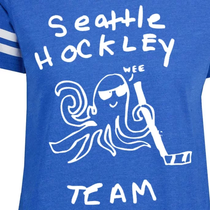 Seattle Hockey Team Wee Enza Ladies Jersey Football T-Shirt