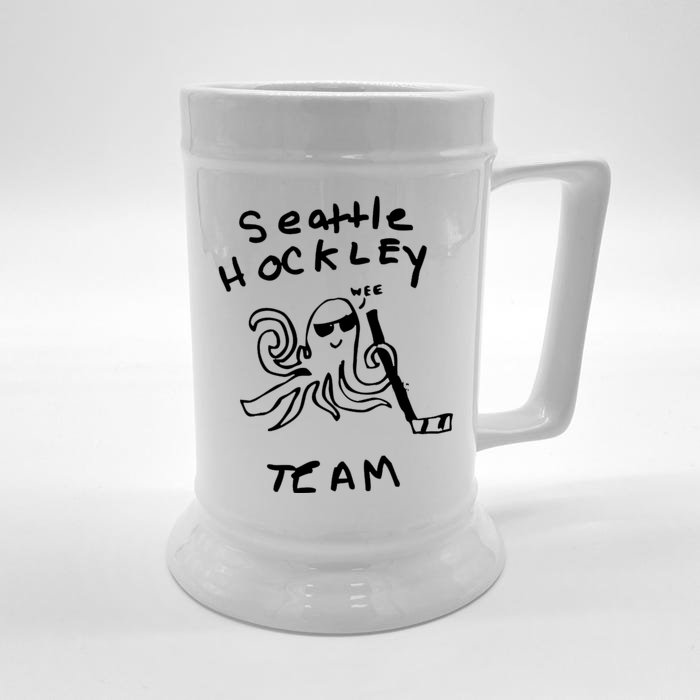 Seattle Hockey Team Wee Front & Back Beer Stein