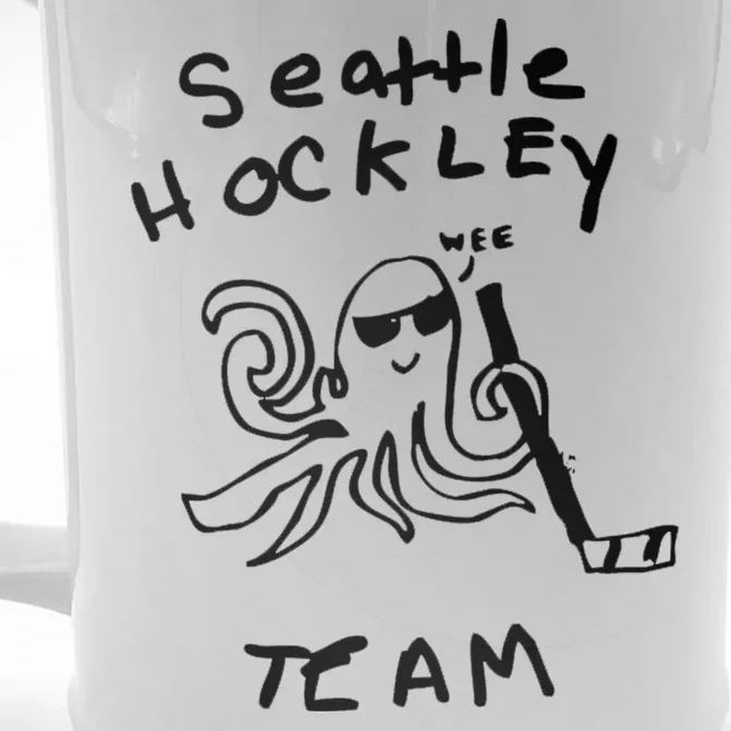 Seattle Hockey Team Wee Front & Back Beer Stein