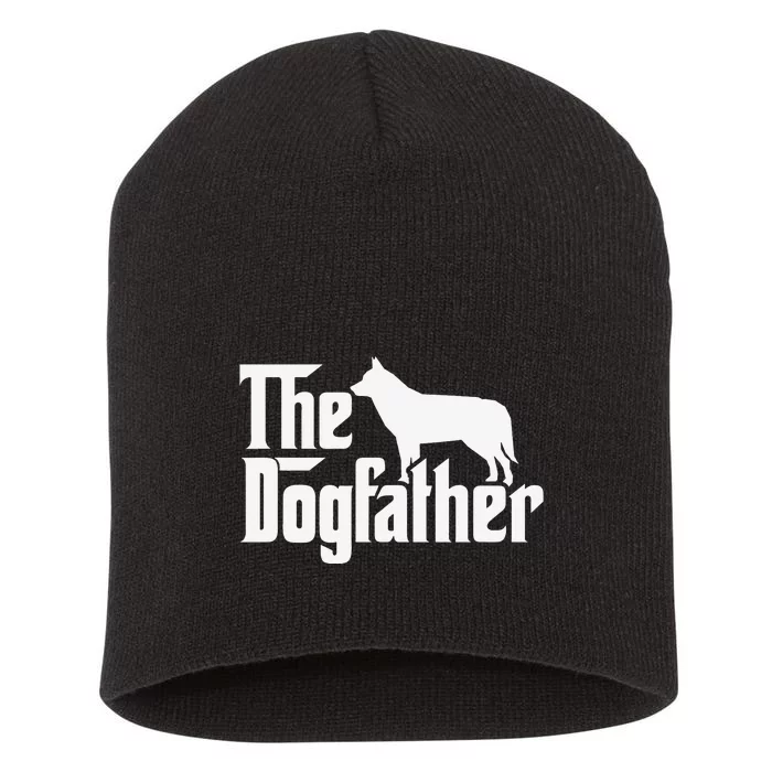 Siberian Husky The Dogfather Short Acrylic Beanie