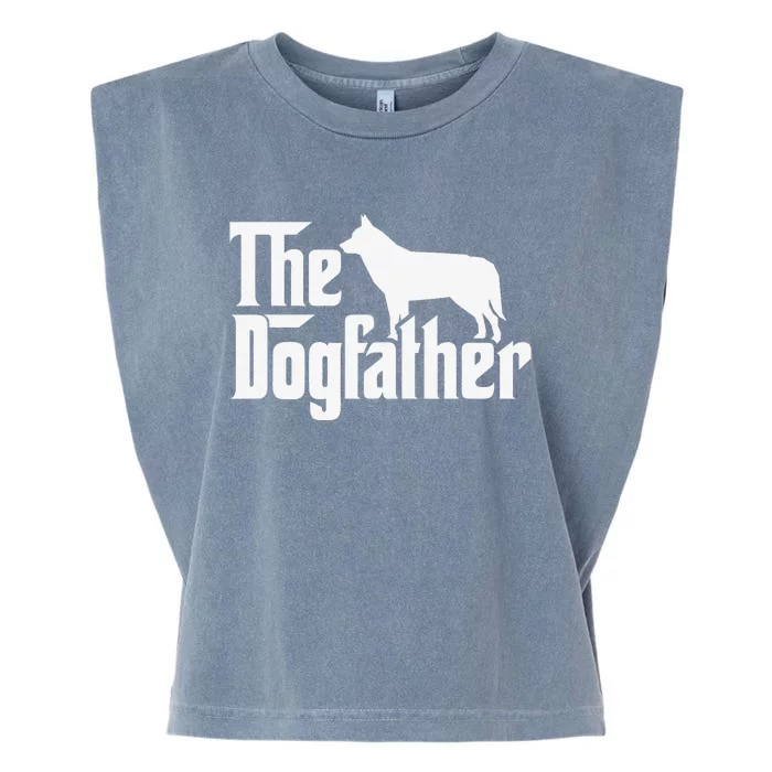 Siberian Husky The Dogfather Garment-Dyed Women's Muscle Tee