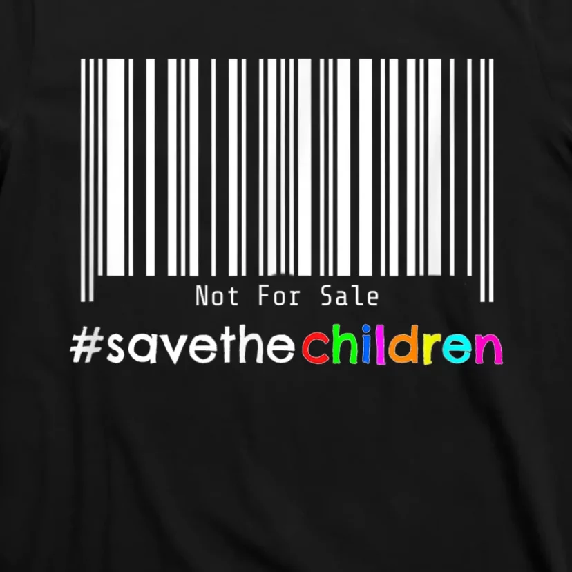 Stop Human Trafficking Bar Code Children Are Not For Sale T-Shirt