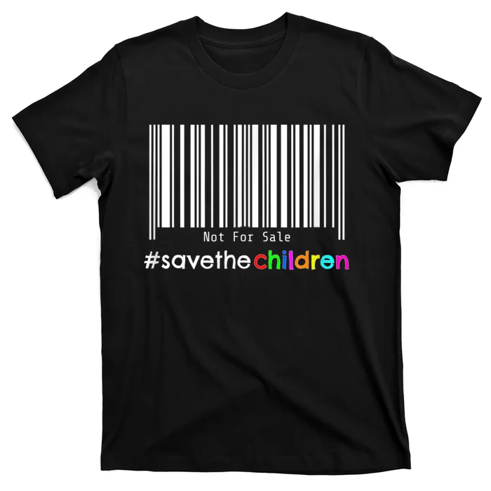 Stop Human Trafficking Bar Code Children Are Not For Sale T-Shirt