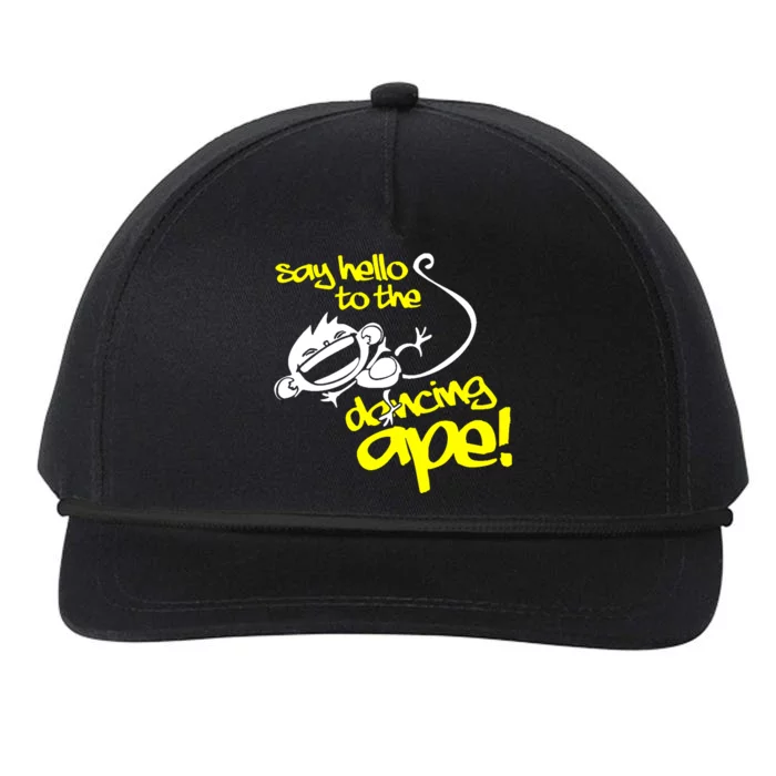 Say Hello To The Dancing Ape Snapback Five-Panel Rope Hat