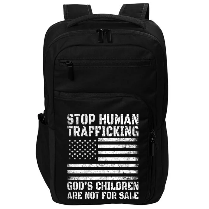 Stop Human Trafficking Gods Children Are Not For Sale. Impact Tech Backpack