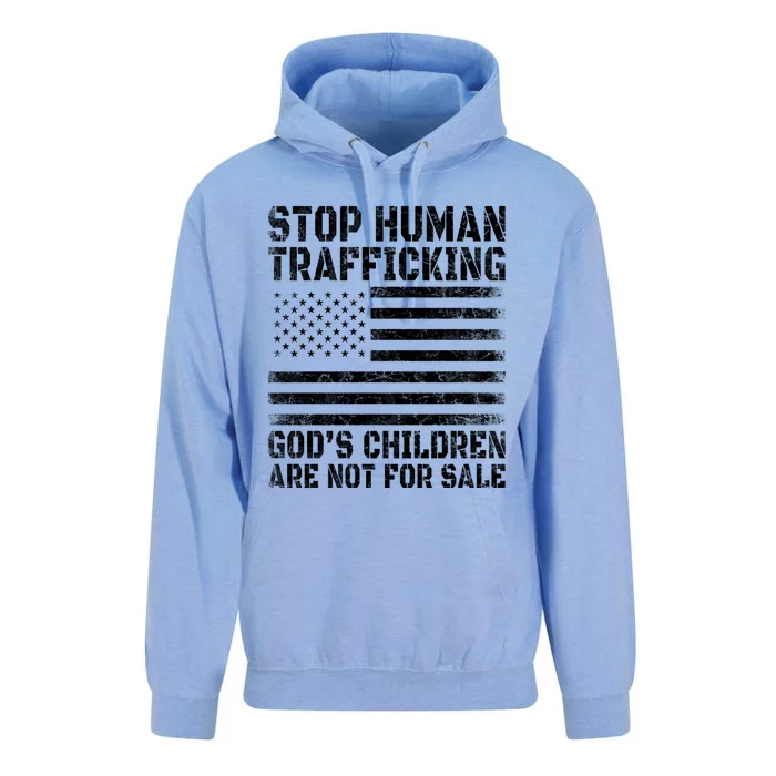 Stop Human Trafficking Gods Children Are Not For Sale. Unisex Surf Hoodie