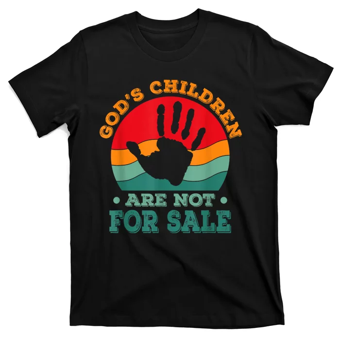 Stop Human Trafficking Gods Children Are Not For Sale T-Shirt