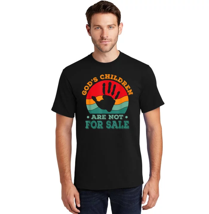 Stop Human Trafficking Gods Children Are Not For Sale Tall T-Shirt