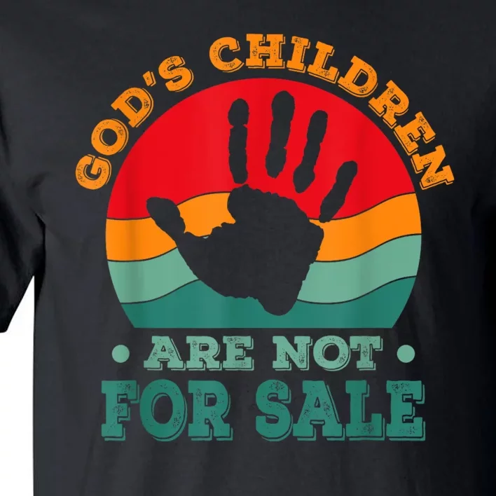 Stop Human Trafficking Gods Children Are Not For Sale Tall T-Shirt