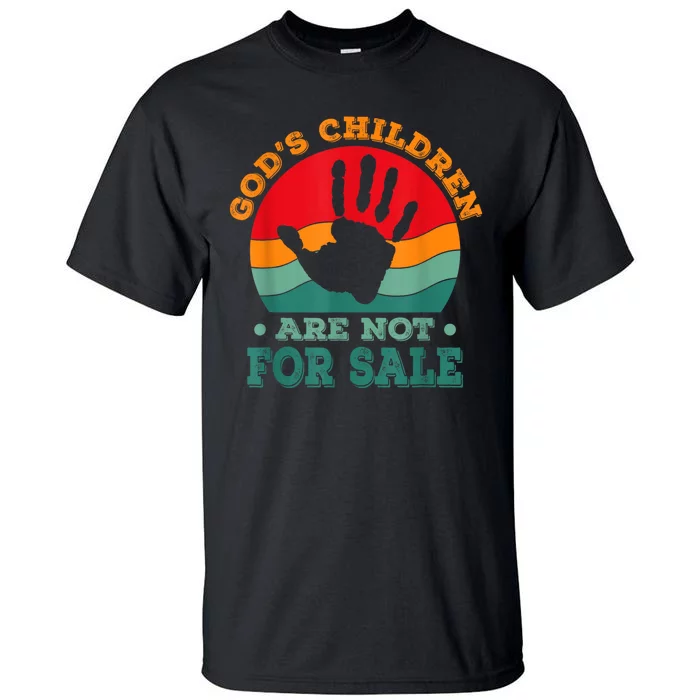 Stop Human Trafficking Gods Children Are Not For Sale Tall T-Shirt