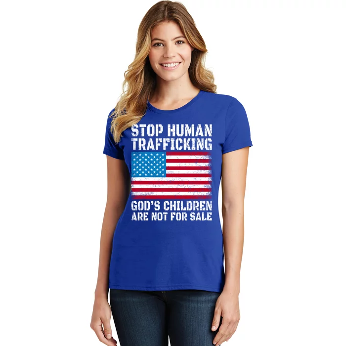 Stop Human Trafficking Gods Children Are Not For Sale Women's T-Shirt