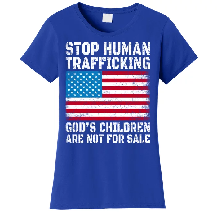 Stop Human Trafficking Gods Children Are Not For Sale Women's T-Shirt