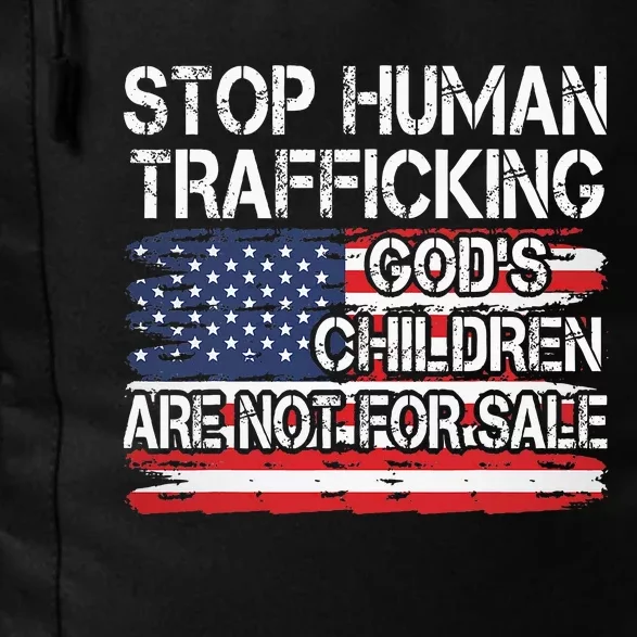 Stop Human Trafficking Gods Children Are Not For Sale Daily Commute Backpack