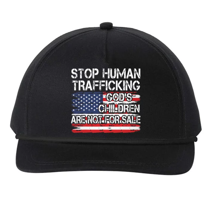 Stop Human Trafficking Gods Children Are Not For Sale Snapback Five-Panel Rope Hat