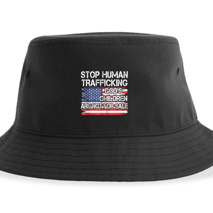 Stop Human Trafficking Gods Children Are Not For Sale Sustainable Bucket Hat