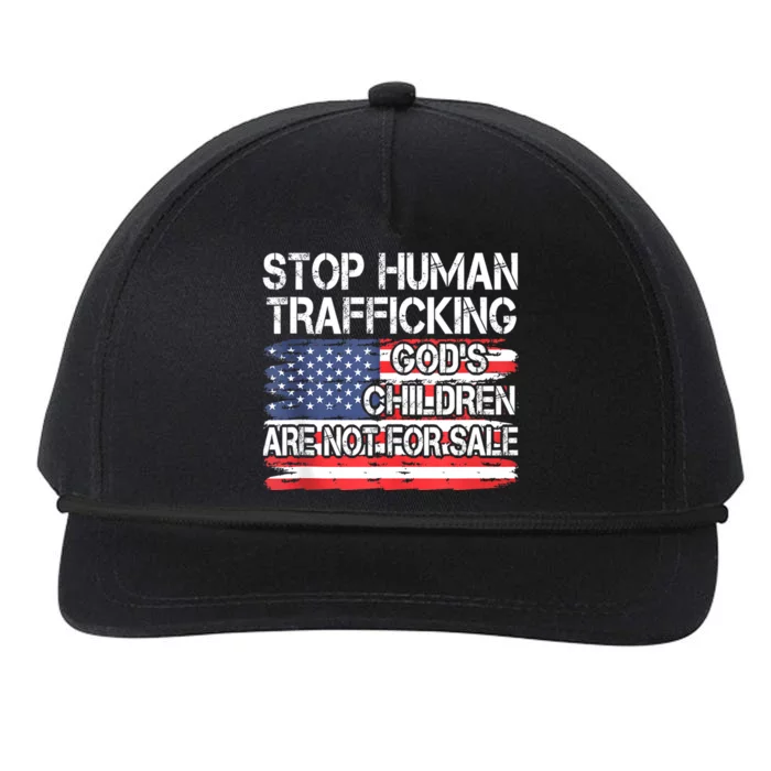 Stop Human Trafficking Gods Children Are Not For Sale Snapback Five-Panel Rope Hat