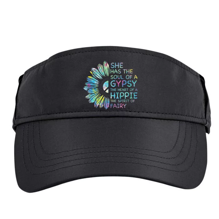 She has the soul of a gypsy the heart of a hippie and spirit Adult Drive Performance Visor