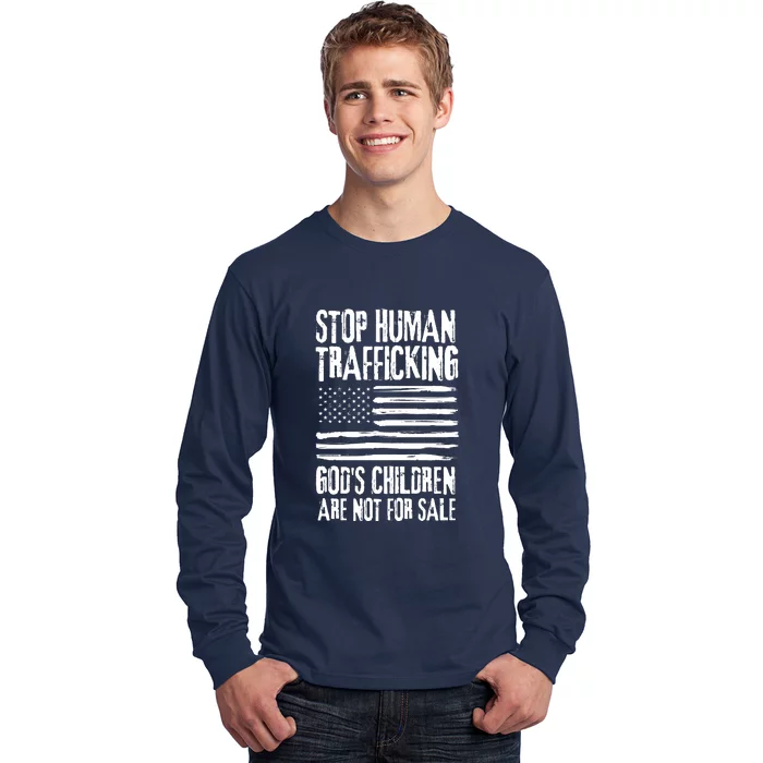 Stop Human Trafficking Gods Children Are Not For Sale Long Sleeve Shirt