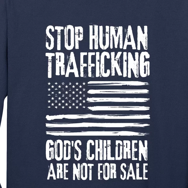 Stop Human Trafficking Gods Children Are Not For Sale Long Sleeve Shirt