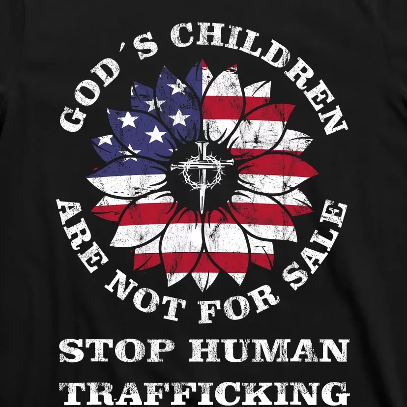 Stop Human Trafficking This Gods Children Are Not For Sale T-Shirt