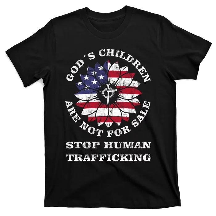 Stop Human Trafficking This Gods Children Are Not For Sale T-Shirt