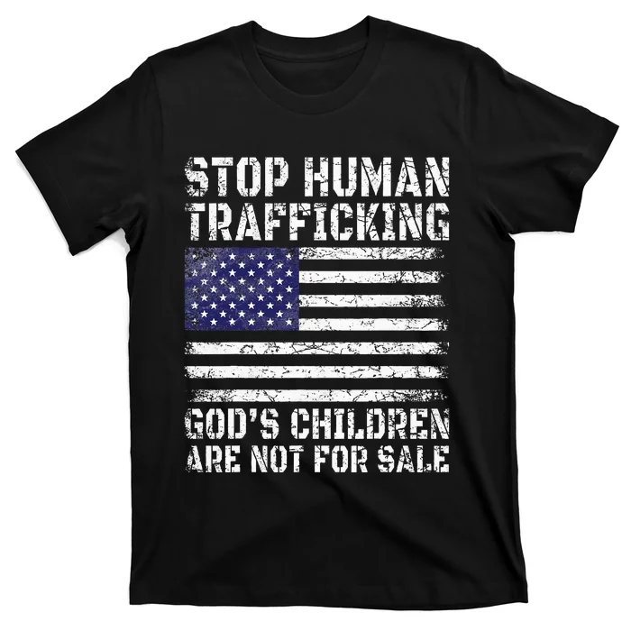 Stop Human Trafficking Gods Children Are Not For Sale T-Shirt