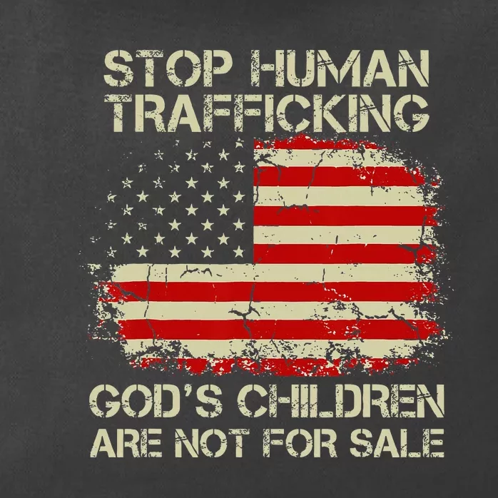 Stop Human Trafficking God's Children Are Not For Sale Gift Zip Tote Bag