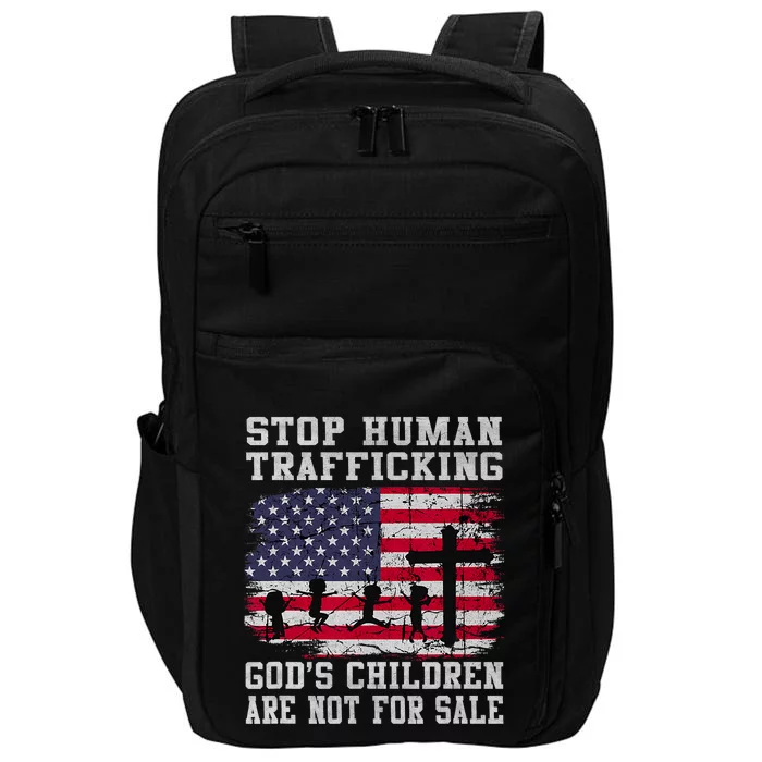 Stop Human Trafficking Gods Children Are Not For Sale Impact Tech Backpack