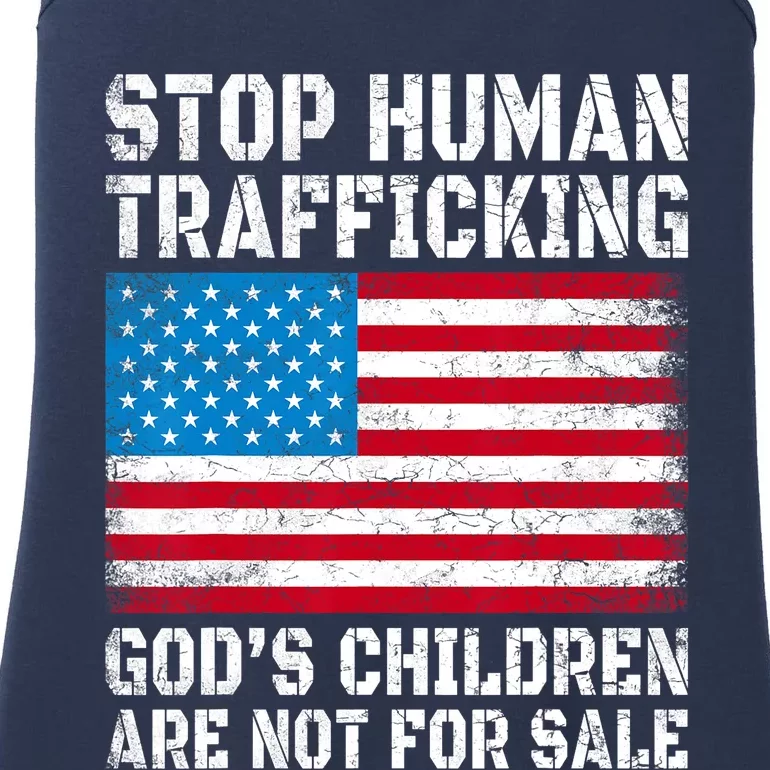 Stop Human Trafficking Gods Children Are Not For Sale Ladies Essential Tank