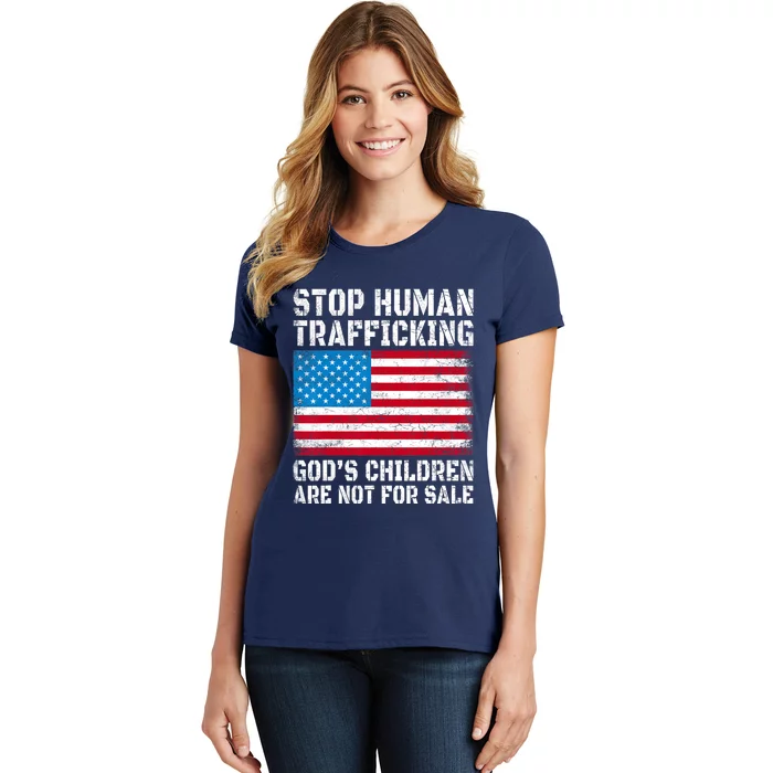 Stop Human Trafficking Gods Children Are Not For Sale Women's T-Shirt